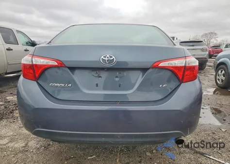 2015 Toyota Corolla L из США, поврежденный, VIN 2T1BURHE6FC449862